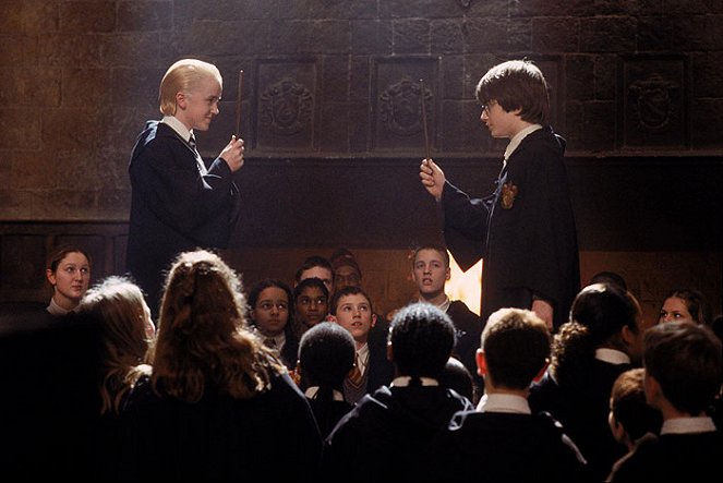 Harry Potter i Komnata Tajemnic - Z filmu - Tom Felton, Daniel Radcliffe