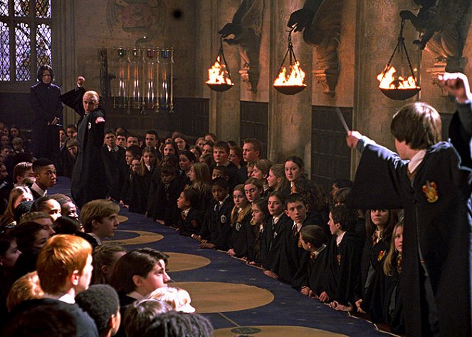 Harry Potter i Komnata Tajemnic - Z filmu - Alan Rickman, Tom Felton, Daniel Radcliffe