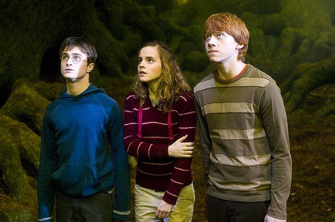 Harry Potter i Zakon Feniksa - Z filmu - Daniel Radcliffe, Emma Watson, Rupert Grint