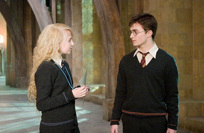 Harry Potter and the Order of the Phoenix - Van film - Evanna Lynch, Daniel Radcliffe