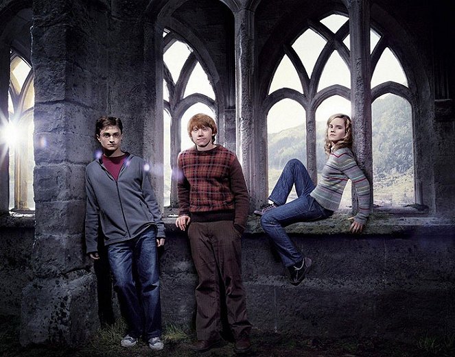 Harry Potter und der Orden des Phönix - Werbefoto - Daniel Radcliffe, Rupert Grint, Emma Watson
