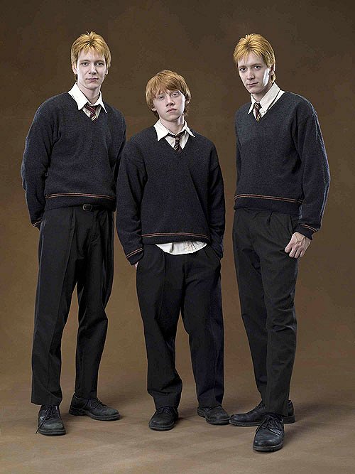 Harry Potter és a Főnix rendje - Promóció fotók - James Phelps, Rupert Grint, Oliver Phelps