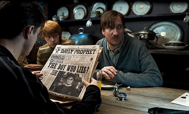 Harry Potter und der Orden des Phönix - Filmfotos - Daniel Radcliffe, Rupert Grint, David Thewlis