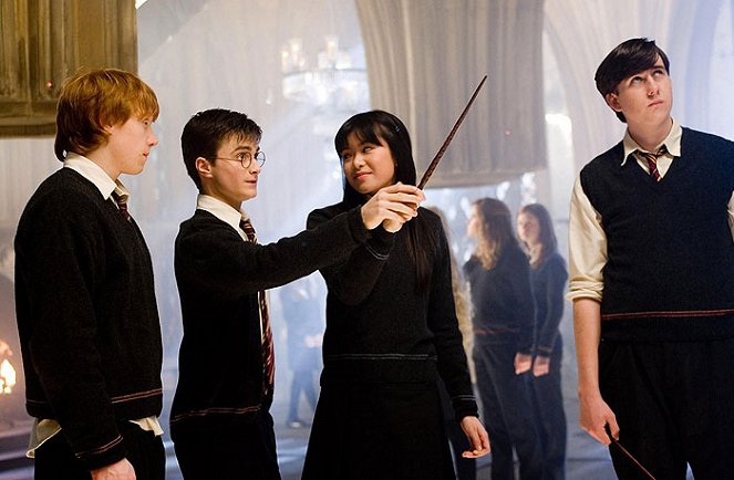 Harry Potter a Fénixov rád - Z filmu - Rupert Grint, Daniel Radcliffe, Katie Leung, Matthew Lewis