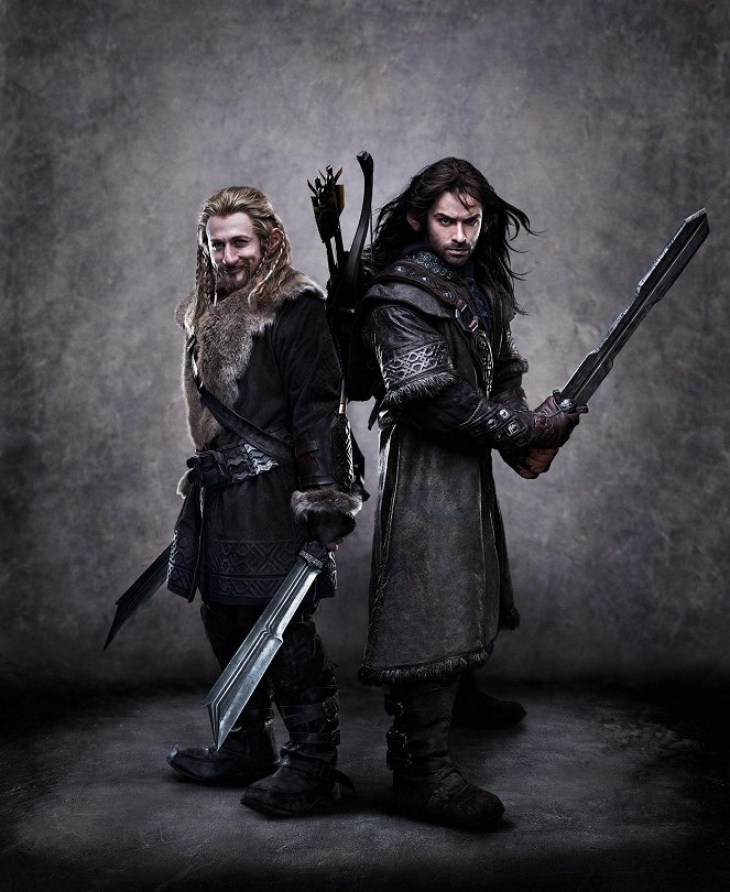 Der Hobbit: Eine unerwartete Reise - Werbefoto - Dean O'Gorman, Aidan Turner