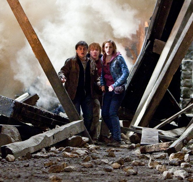 Harry Potter 7: Harry Potter und die Heiligtümer des Todes 2 - Filmfotos - Daniel Radcliffe, Rupert Grint, Emma Watson