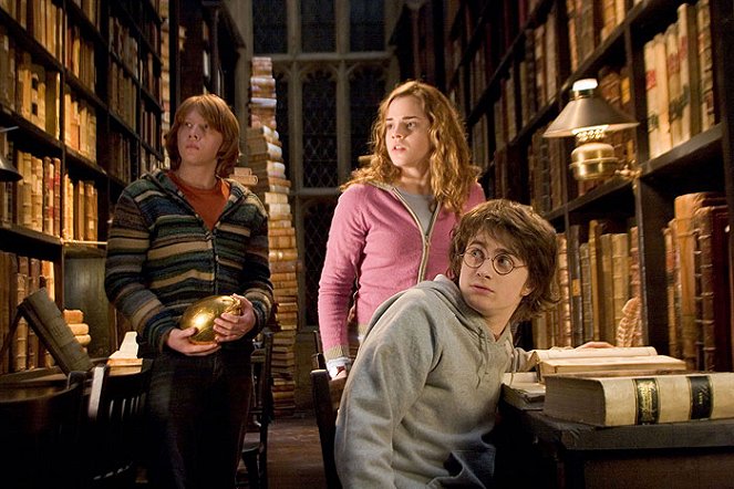 Harry Potter és a Tűz Serlege - Filmfotók - Rupert Grint, Emma Watson, Daniel Radcliffe