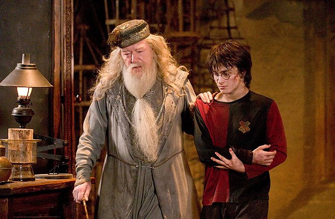 Harry Potter a Ohnivá čaša - Z filmu - Michael Gambon, Daniel Radcliffe