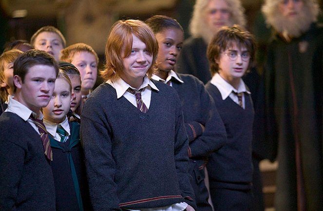 Harry Potter a Ohnivý pohár - Z filmu - Devon Murray, Rupert Grint, Daniel Radcliffe