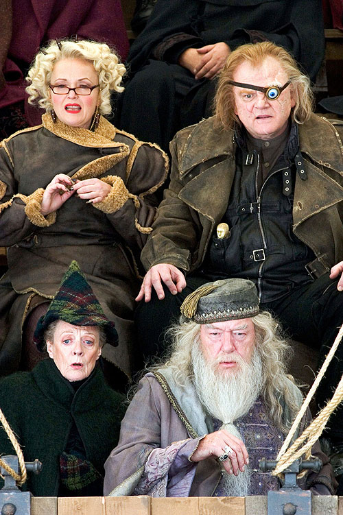 Harry Potter és a Tűz Serlege - Filmfotók - Miranda Richardson, Maggie Smith, Brendan Gleeson, Michael Gambon