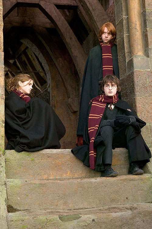 Harry Potter und der Feuerkelch - Filmfotos - Emma Watson, Rupert Grint, Daniel Radcliffe