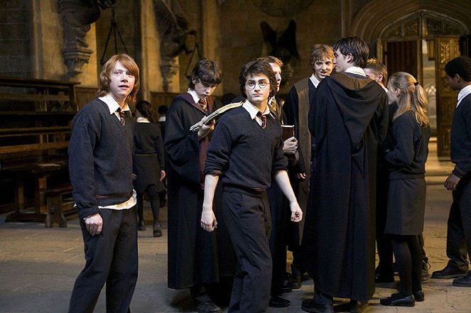 Harry Potter a Ohnivý pohár - Z filmu - Rupert Grint, Matthew Lewis, Daniel Radcliffe