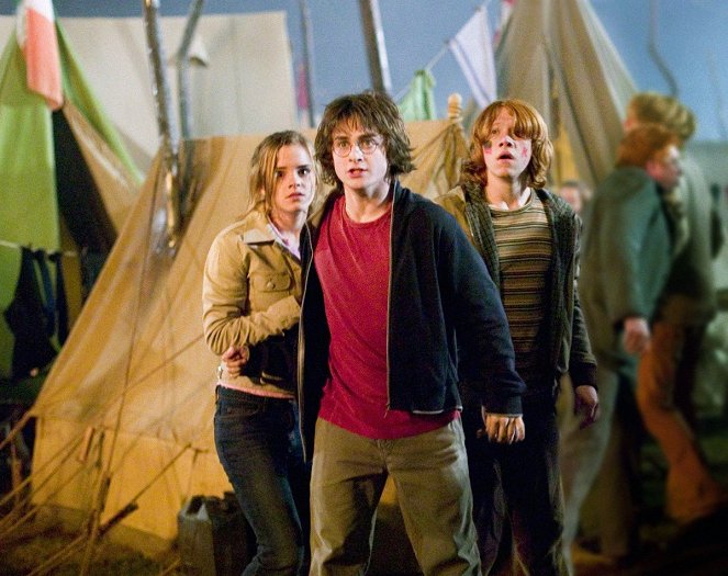 Harry Potter i Czara Ognia - Z filmu - Emma Watson, Daniel Radcliffe, Rupert Grint