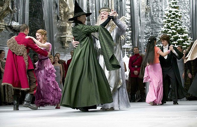 Harry Potter und der Feuerkelch - Filmfotos - Emma Watson, Maggie Smith, Michael Gambon, Daniel Radcliffe