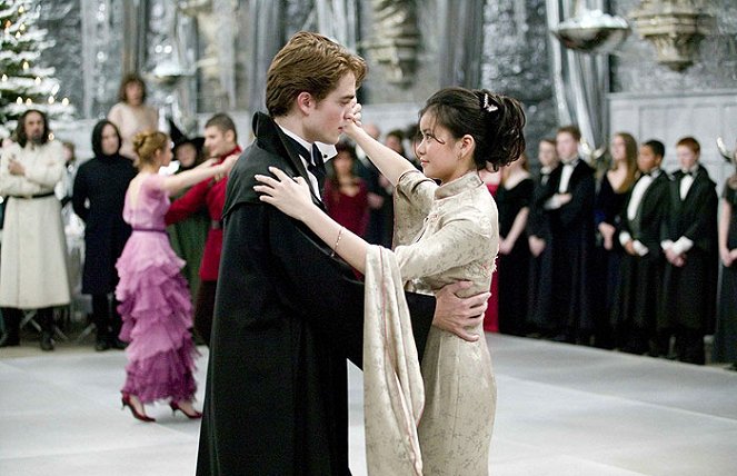 Harry Potter és a Tűz Serlege - Filmfotók - Robert Pattinson, Katie Leung