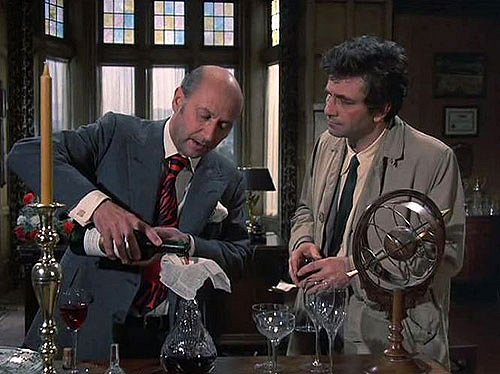 Columbo - Wein ist dicker als Blut - Filmfotos - Donald Pleasence, Peter Falk