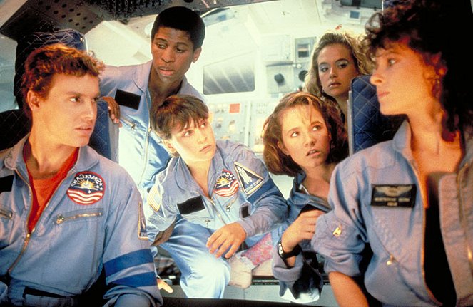 Vesmírný tábor - Z filmu - Tate Donovan, Larry B. Scott, Joaquin Phoenix, Lea Thompson, Kelly Preston, Kate Capshaw