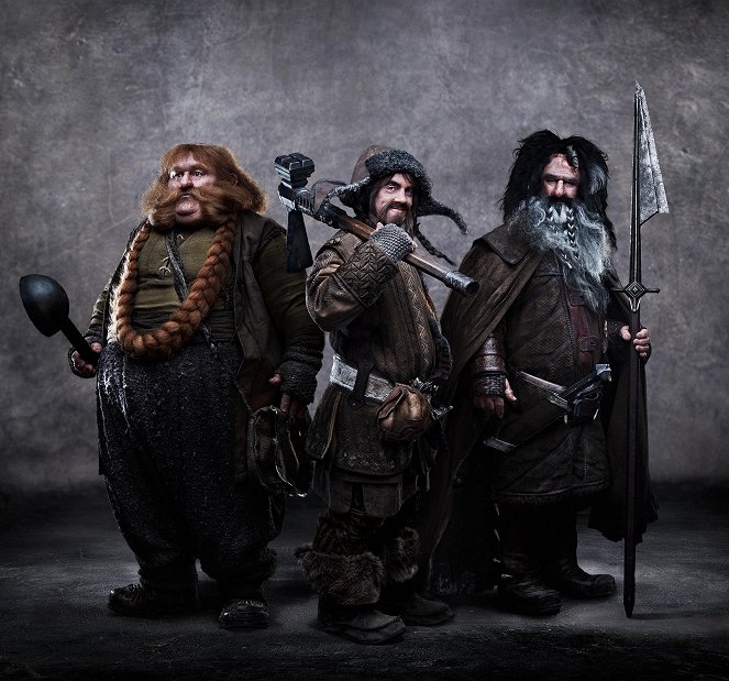 A hobbit - Váratlan utazás - Promóció fotók - Stephen Hunter, James Nesbitt, William Kircher