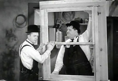 Am Rande der Kreissäge - Filmfotos - Stan Laurel, Oliver Hardy