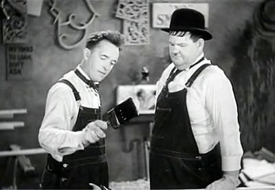 Dos entrometidos - De la película - Stan Laurel, Oliver Hardy