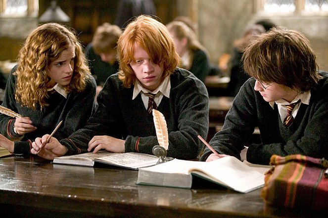 Harry Potter y el Cáliz de Fuego - De la película - Emma Watson, Rupert Grint, Daniel Radcliffe