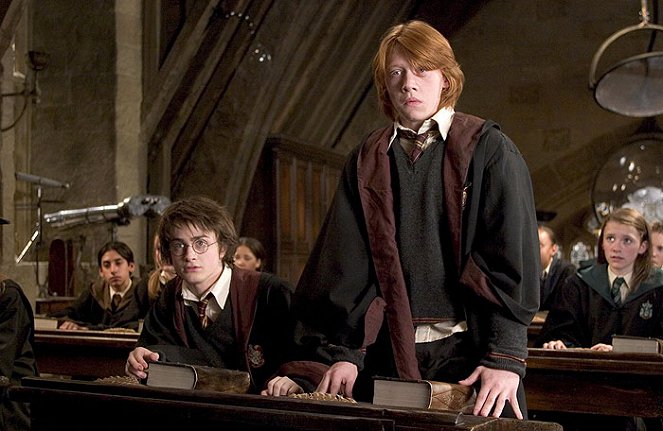 Harry Potter e o Cálice de Fogo - Do filme - Daniel Radcliffe, Rupert Grint