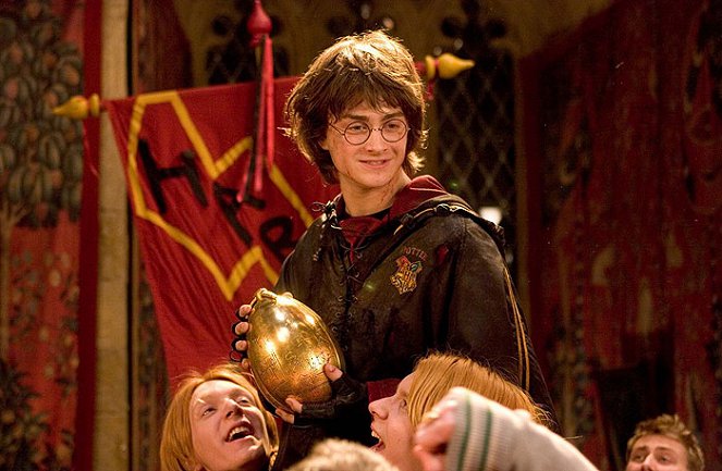 Harry Potter i Czara Ognia - Z filmu - James Phelps, Daniel Radcliffe, Oliver Phelps