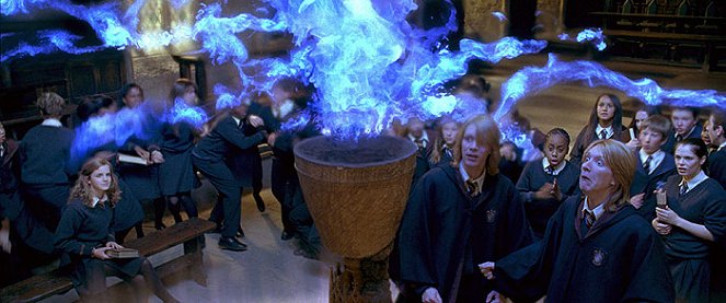 Harry Potter i Czara Ognia - Z filmu - Emma Watson, James Phelps, Oliver Phelps