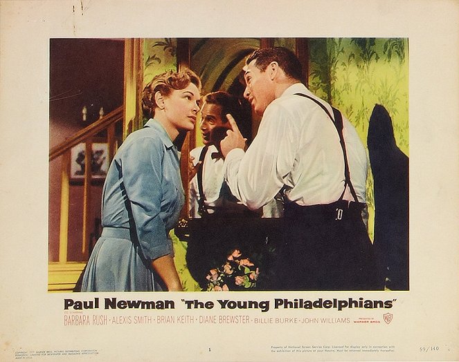 The Young Philadelphians - Cartes de lobby - Barbara Rush, Paul Newman