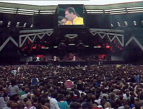 Queen a Wembley stadionban - Filmfotók