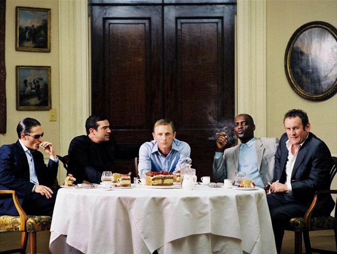 Layer Cake - Crime Organizado - Do filme - Tom Hardy, Tamer Hassan, Daniel Craig, George Harris, Colm Meaney