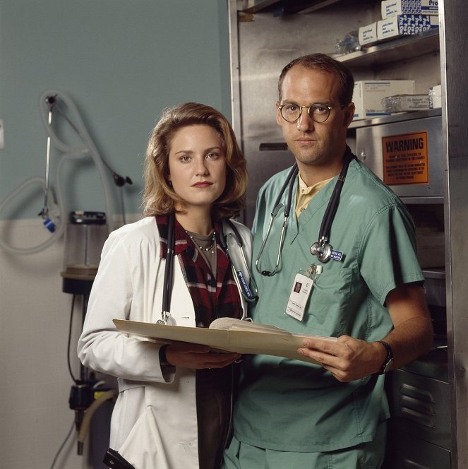 Emergency Room - Die Notaufnahme - Werbefoto - Sherry Stringfield, Anthony Edwards