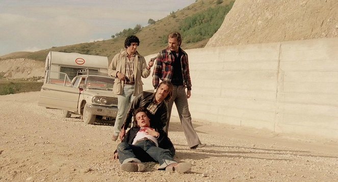 Autostop rosso sangue - Do filme - David Hess, Carlo Puri, Joshua Sinclair, Franco Nero