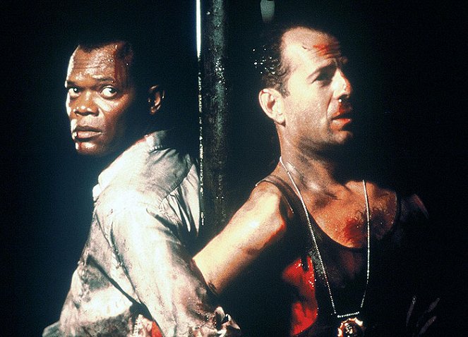 Szklana pułapka 3 - Z filmu - Samuel L. Jackson, Bruce Willis