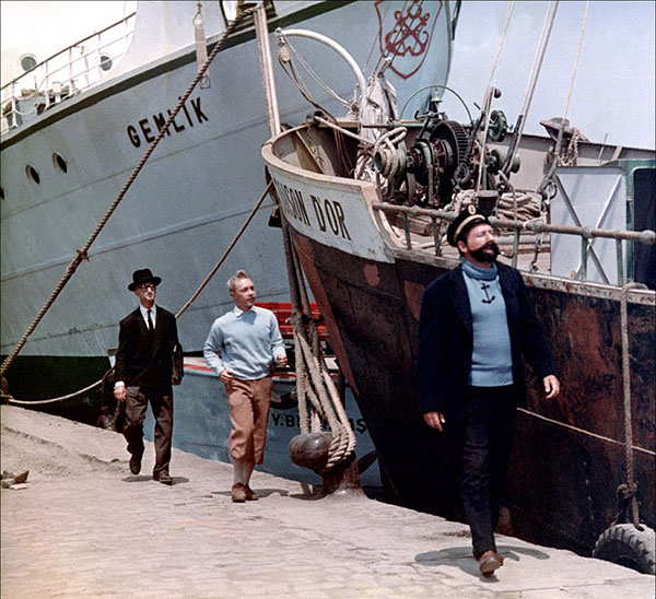 Tintti ja merirosvon aarre - Kuvat elokuvasta - Jean-Pierre Talbot, Georges Wilson