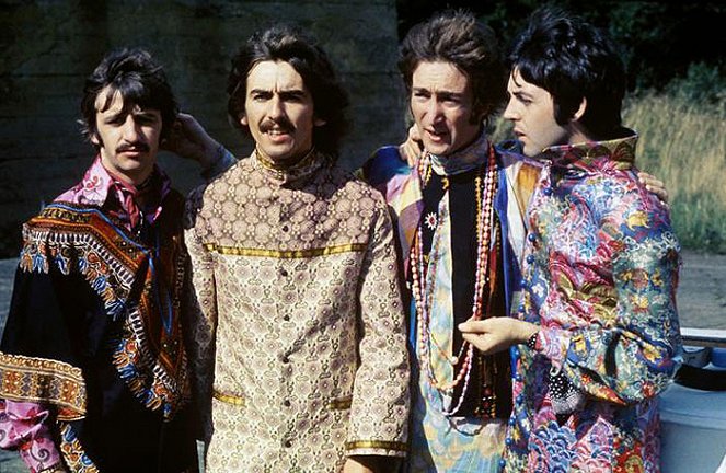 Magical Mystery Tour - Filmfotók - Ringo Starr, George Harrison, John Lennon, Paul McCartney
