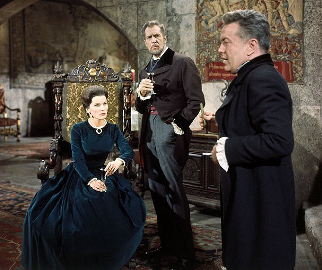 The Haunted Palace - Photos - Debra Paget, Vincent Price, Frank Maxwell