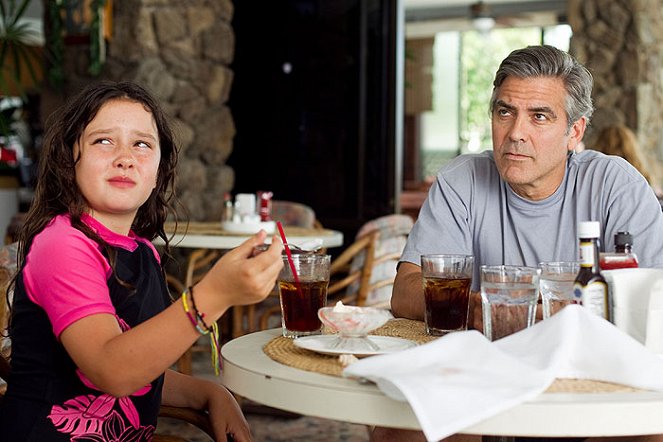 Os Descendentes - Do filme - Amara Miller, George Clooney