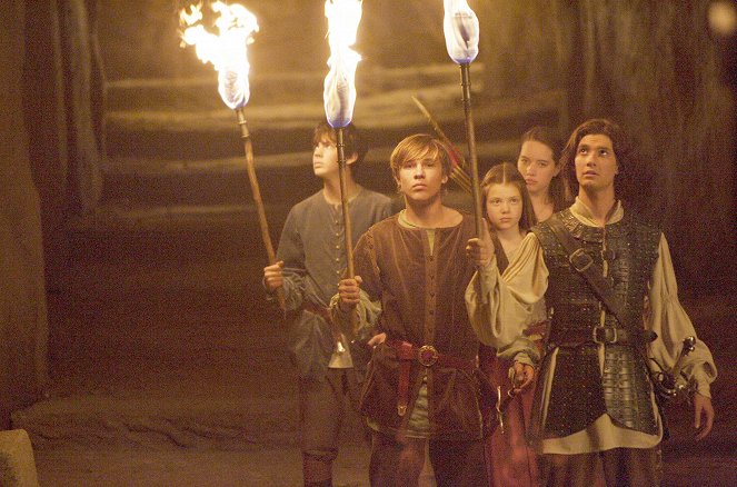 Las crónicas de Narnia: El Príncipe Caspian - De la película - Skandar Keynes, William Moseley, Georgie Henley, Anna Popplewell, Ben Barnes
