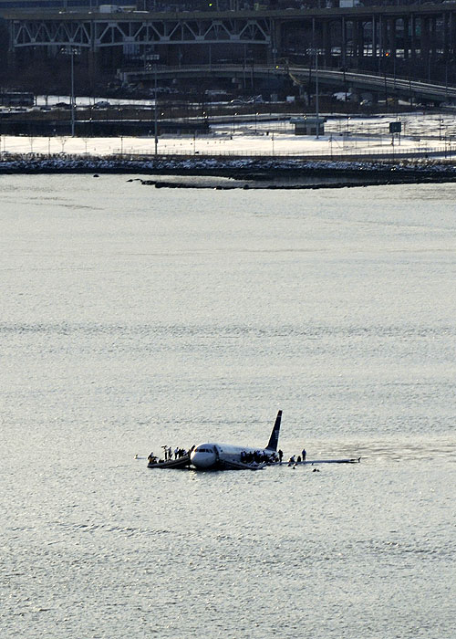 Miracle of the Hudson Plane Crash - Photos