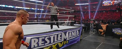 WrestleMania XXVII - De filmes - John Cena