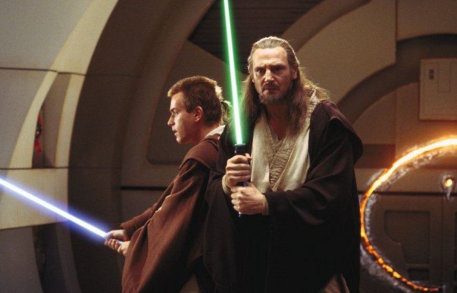 Star Wars: Baljós árnyak - Filmfotók - Ewan McGregor, Liam Neeson