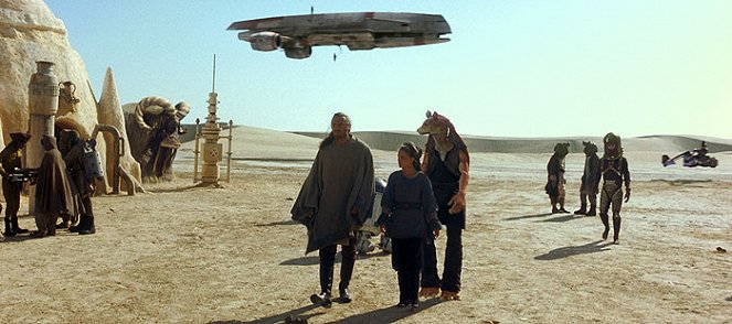 Star Wars: Baljós árnyak - Filmfotók - Liam Neeson, Natalie Portman