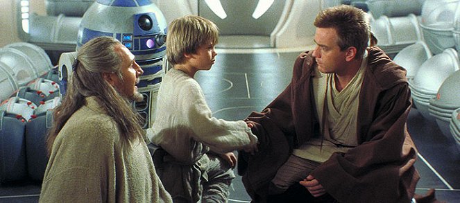 Star Wars: Epizoda I - Skrytá hrozba - Z filmu - Liam Neeson, Jake Lloyd, Ewan McGregor
