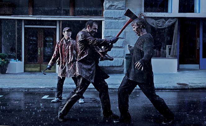 The Walking Dead - Guts - Van film - Steven Yeun, Andrew Lincoln