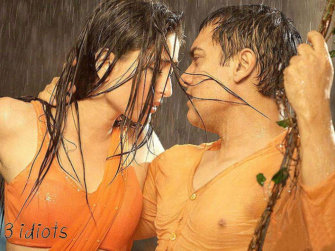 3 Idiots - Lobbykarten - Kareena Kapoor, Aamir Khan