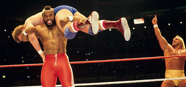 WrestleMania I - Photos - Mr. T, Hulk Hogan