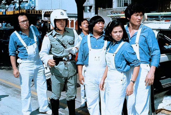 Qi mou miao ji: Wu fu xing - Van film - John Sham, Jackie Chan, Richard Ng, Sammo Hung, Cherie Chung, Charlie Chin