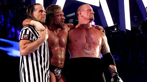 WrestleMania XXVIII - Film - Shawn Michaels, Paul Levesque, Mark Calaway