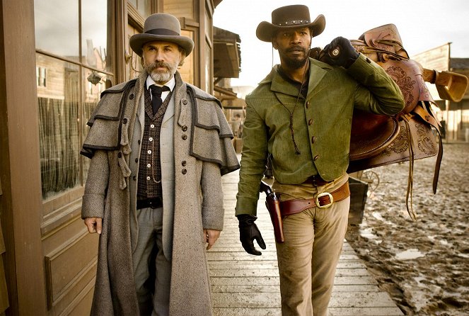 Django elszabadul - Filmfotók - Christoph Waltz, Jamie Foxx